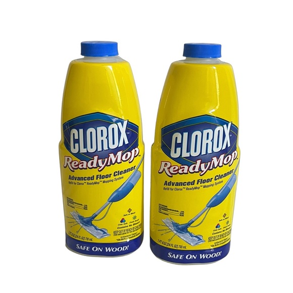 Clorox Ready Mop Advanced Floor Cleaner ReadyMop Refill 24 Fl Oz Set Of 2 - Picture 1 of 6
